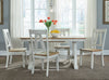 Amashi Weathered White Sandstone 5pc Dining Room Set