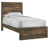 Alabadevi Walnut Twin Panel Bed