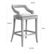 Ghulewadi Grey Counter Stool