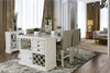 Gangapur 2 Antique White Counter Height Chairs
