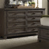 Hitni Beaten Gray 8 Drawer Dresser