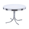 Amroli Red 5pc Dining Set with Round Table