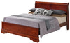 Ghungur Cherry Full Panel 2pc Bedroom Set with Two Drawer Nightstand