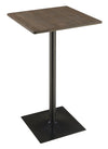 Madale Dark Elm Matte Black 3pc Bar Height Set