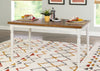 Kalamwadi Brown White Dining Table