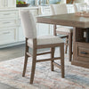 Panori 2 Brown Upholstered Counter Chairs