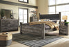 Kurkunde Gray 2pc Bedroom Set With King Upholstered Bed