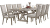 Kushire Gray Oak 9pc Dining Room Set