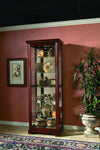 Malapude Victorian Cherry Two Way Sliding Door Curio