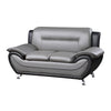 Bhogoli Black Gray Loveseat