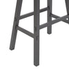 Kaurwadi Gray 24 Inch Sawhorse Counter Stool