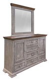 Kondoshi Weathered Gray 6 Drawer Dresser