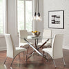 Karnoor Chrome Round Dining Table
