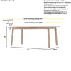 Jadhavwadi Light Brown Grey Extension Dining Table