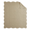 Gotewadi Khaki Oversized Quilted Throw