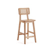Hirawade 2 Nature Cane Counter Height Stools
