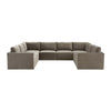 Jotewadi Taupe Modular Large U Sectional