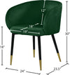 Navaraswadi Green Velvet Dining Chair