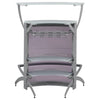 Laxmiwadi Silver 2 Shelf Bar Unit