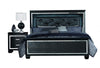 Kode Black 4pc Black Bedroom Set With Queen Bed
