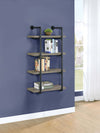 Kavane Grey Driftwood 24 Inch Wall Shelf