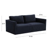 Jotewadi Navy Modular Loveseat