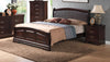 Ghungur Cappuccino Twin 4pc Bedroom Set With Two Drawer Nightstand