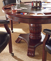 Mangnoor Cherry Navy Black 5pc Dining Game Table Set