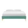 Koor Mint Velvet King Bed Frame