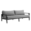 Malwadi Black Dark Grey 4pc Outdoor Seating Set