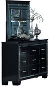 Kode Black 4pc Black Bedroom Set With Queen Bed