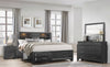 Nigave Dark Grey King Bed