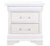 Handewadi White 2pc Bedroom Set With Full Bed