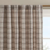 Karanje Brown Fleece Lining Curtain Panel - 50 x 95