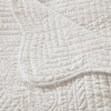 Gotewadi White Oversized Quilted Throw