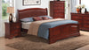 Ghungur Cherry Queen 2pc Bedroom Set with Two Drawer Nightstand