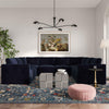 Jotewadi Navy Modular Large U Sectional