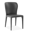 Mirwel 2 Gray Faux Leather Dining Chairs