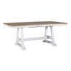 Amashi Weathered White Sandstone 5pc Dining Room Set