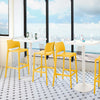 Bubnal 2 Gold Stackable Bar Stools