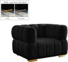 Masewadi Black Velvet Chair