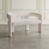 Mhalasvade Natural Upholstered Sculpture Bench