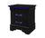 Handewadi Black Night Stand with LED