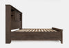 Bidri Brown 2pc Bedroom Set With King Storage Bed