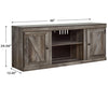 Kurkunde Gray LG TV Stand