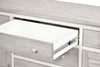Kurhadwadi Gray White Dresser and Mirror