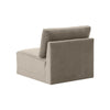 Jotewadi Taupe Armless Chair