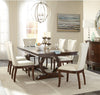 Apati Cherry White 7pc Dining Room Set