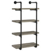 Kavane Grey Driftwood 24 Inch Wall Shelf