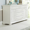 Pal Oyster White 2 Door 5 Drawer Dresser